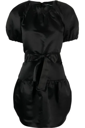 Cynthia Rowley Satin tulip mini dress