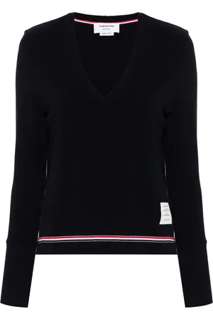 Thom Browne RWB-stripe cotton jumper