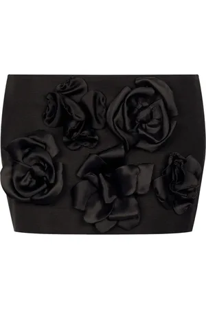 Dolce & Gabbana 3D-floral motif mini shorts