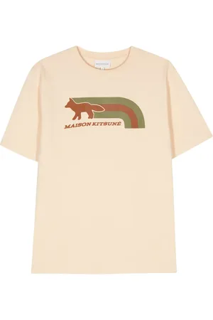 Maison Kitsuné Flash fox-motif cotton T-shirt