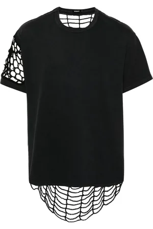 MISBHV Crochet-panelling T-shirt