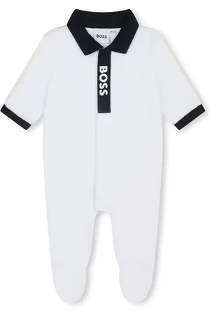 HUGO BOSS Logo-print velvet pajamas