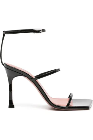 Amina Muaddi Maya 95mm leather sandals