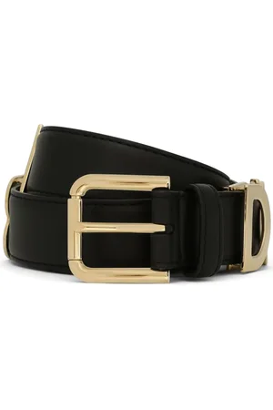 Dolce & Gabbana KIM DOLCE&GABBANA logo-lettering leather belt