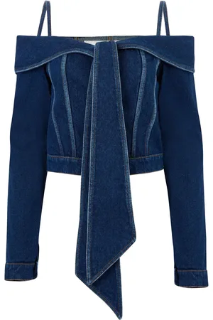 Nina Ricci Off-shoulder denim jacket