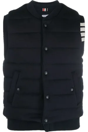 Thom Browne Stripe-detail padded gilet