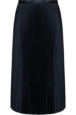 THEORY Pleated midi skirt