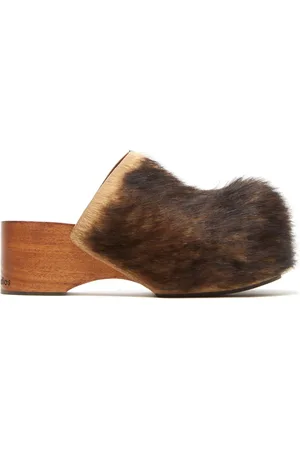 Acne Studios 70mm wood clogs