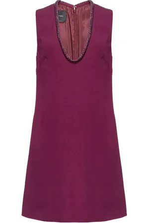 Pinko Jewel-neck mini dress