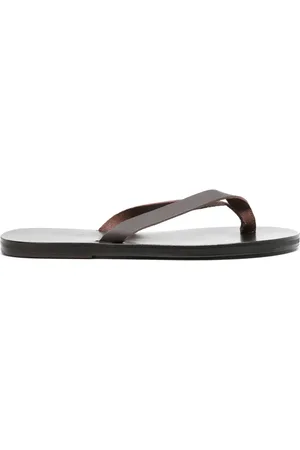 Ancient Greek Sandals Solon flat leather sandals