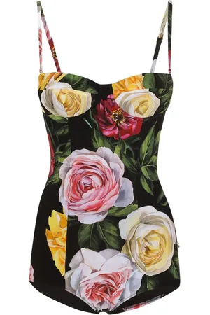 Dolce & Gabbana Floral-print swimsuit