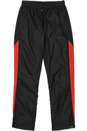 Purple Brand Panelled straight-leg trousers