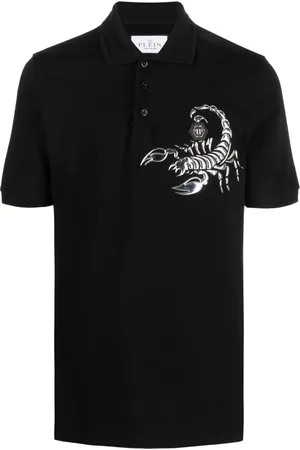 Philipp Plein Scorpion cotton polo shirt