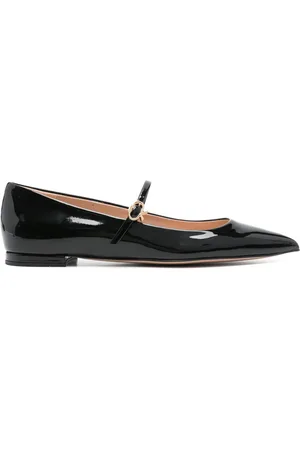 Gianvito Rossi Ribbon Jane ballerina shoes