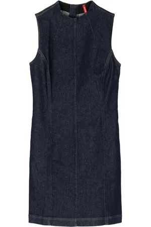 Spanx Sleeveless denim mini dress