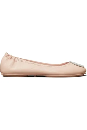 Tory Burch Minnie Travel leather ballerina shoes