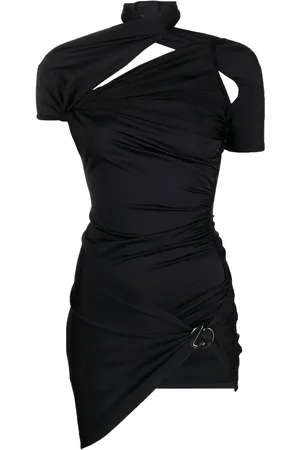 COPERNI Asymmetric draped minidress
