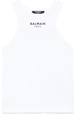Balmain Logo-appliqu?? tank top