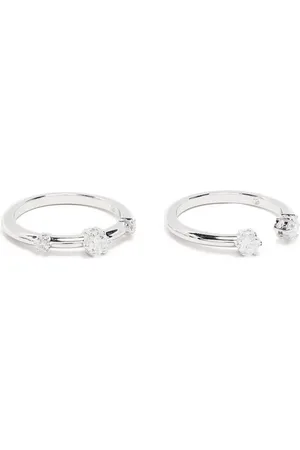 Swarovski Constella round-cut crystal rings
