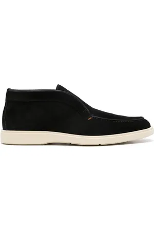 santoni Slip-on suede boots