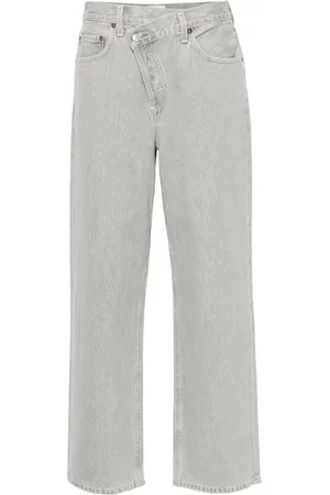 AGOLDE Criss Cross high-waist straight-leg jeans