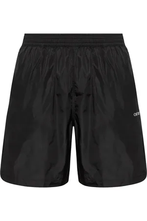 OFF-WHITE Logo-print swim shorts