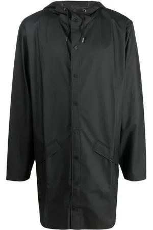 Rains Drawstring hood raincoat
