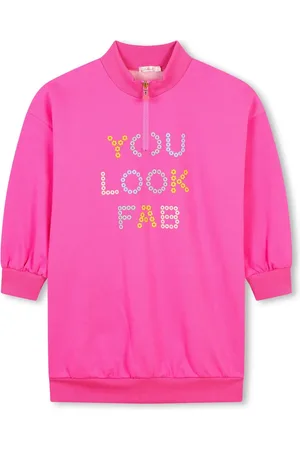 Billieblush Zip-neck sweatshirt dress