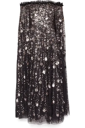 Needle & Thread Shooting stars cape ankle dress