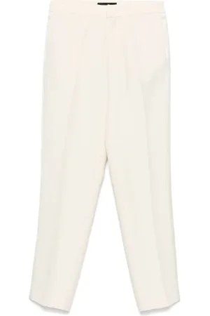 Fabiana Filippi Satin-trim trousers