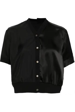 JNBY V-neck button-down shirt