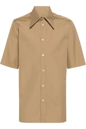 Maison Margiela Oversized-collar cotton shirt