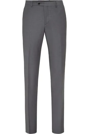 Philipp Plein Straight-leg wool-blend trousers