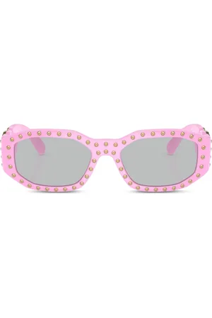 VERSACE Biggie stud-embellished sunglasses