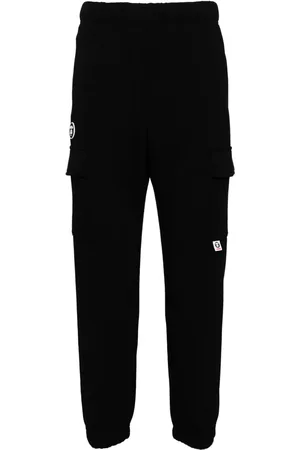 A Bathing Ape Logo-patch cargo track pants