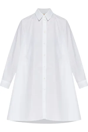 Marni Logo-embroidered shirt dress