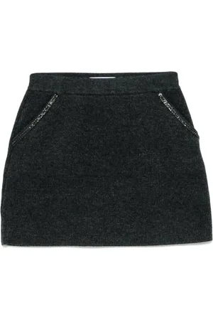 Self-Portrait Knitted mini skirt
