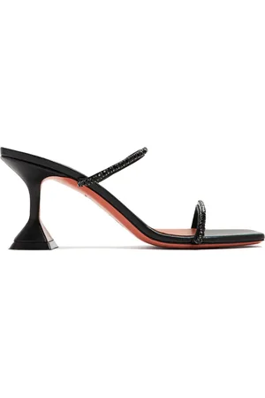 Amina Muaddi 70mm Gilda leather sandals