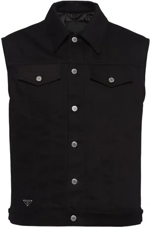 Prada Bull button-up denim gilet