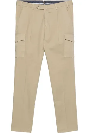 PT Torino Pressed-crease slim-fit trousers