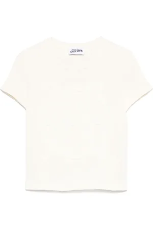 Jean Paul Gaultier Waffle logo-embossed T-shirt