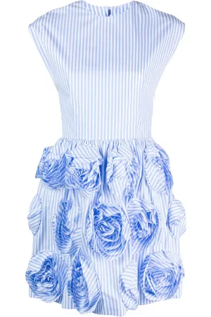 Viktor & Rolf Floral-motif cut-out minidress
