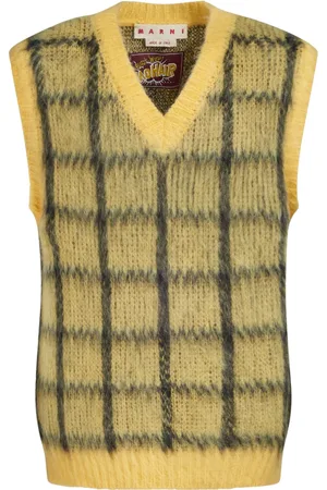 Marni Checked sleeveless vest