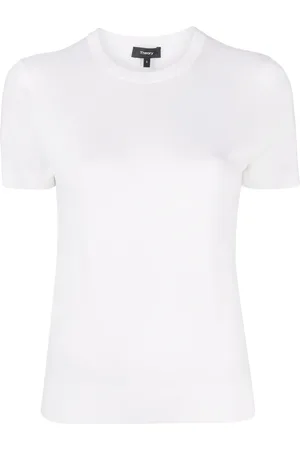 THEORY Fine-knit wool-blend top