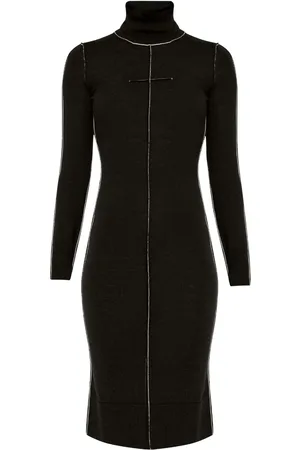 Maison Margiela Contrast long-sleeved dress