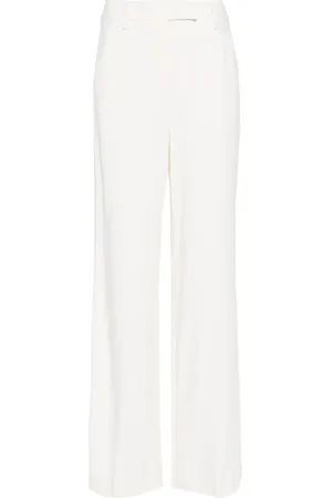 LORENA ANTONIAZZI Crepe straight trousers