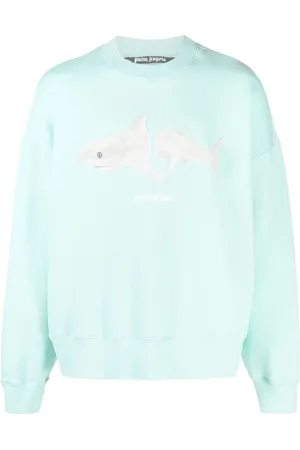 Palm Angels Broken Shark cotton sweatshirt