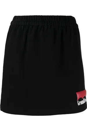 Ground Zero Logo-print jersey mini skirt
