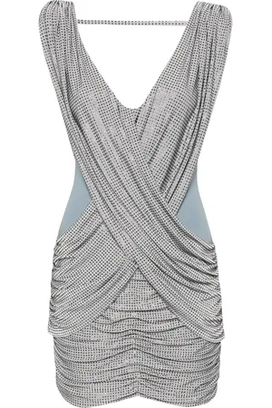 MITILIANE COUTURE Crystal-embellished mini dress