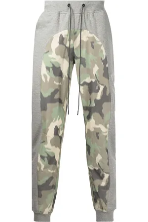 MOSTLY HEARD RARELY SEEN Camouflage-panel track pants